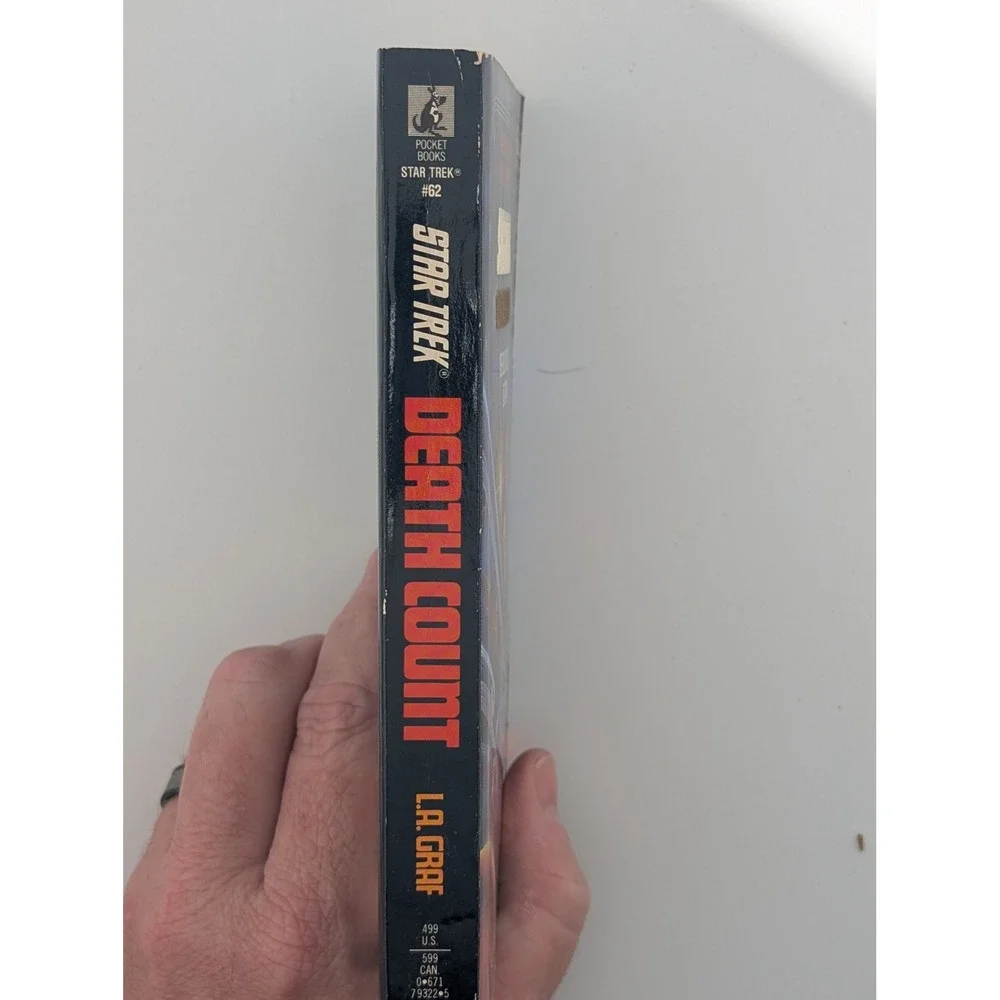 Star Trek Death‎ Count Paperback Book #62 L.A. Graf Original Series Pocket Books